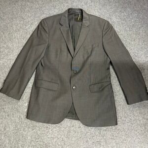 BOSS HUGO BOSS Men's Charcoal Wool Blend Suit Jacket Blazer 40R